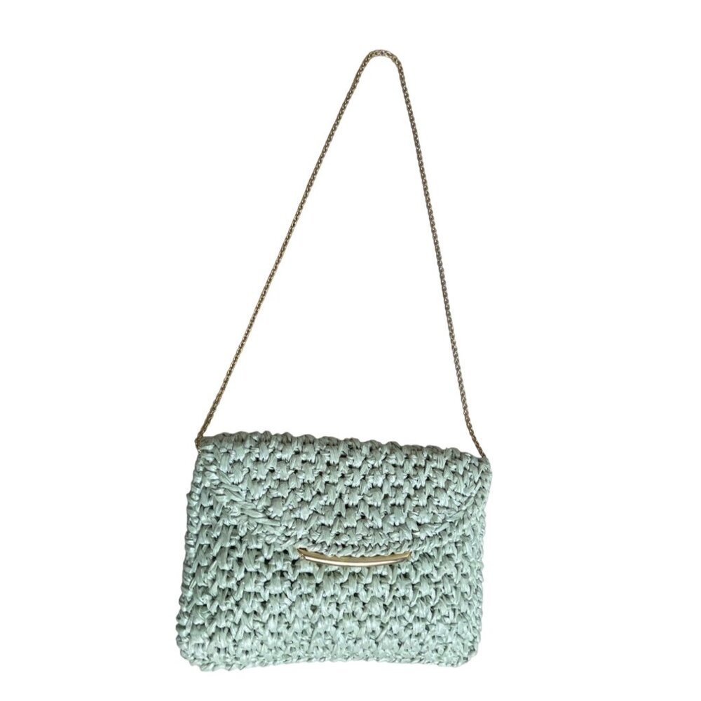Rodo Women's Jade Wooven Shoulder Bag Sz S